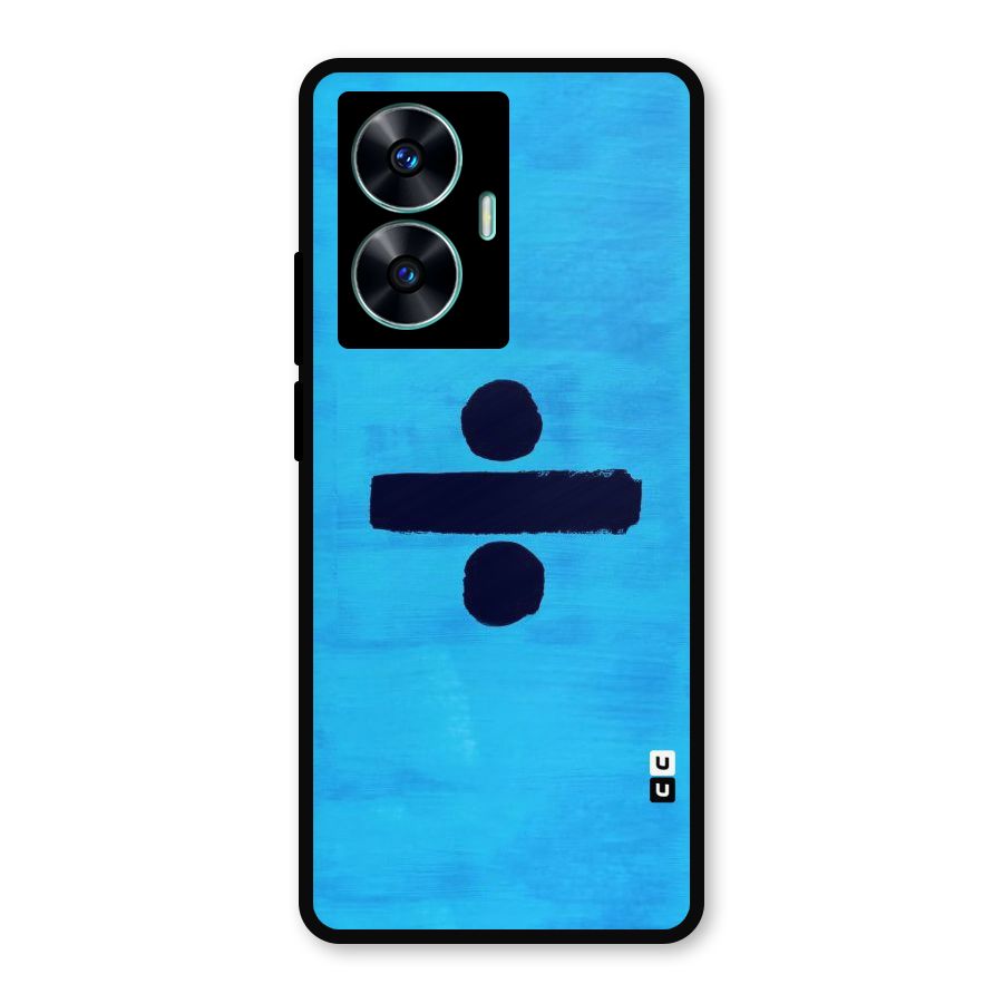 Math And Blue Metal Back Case for Realme Narzo N55