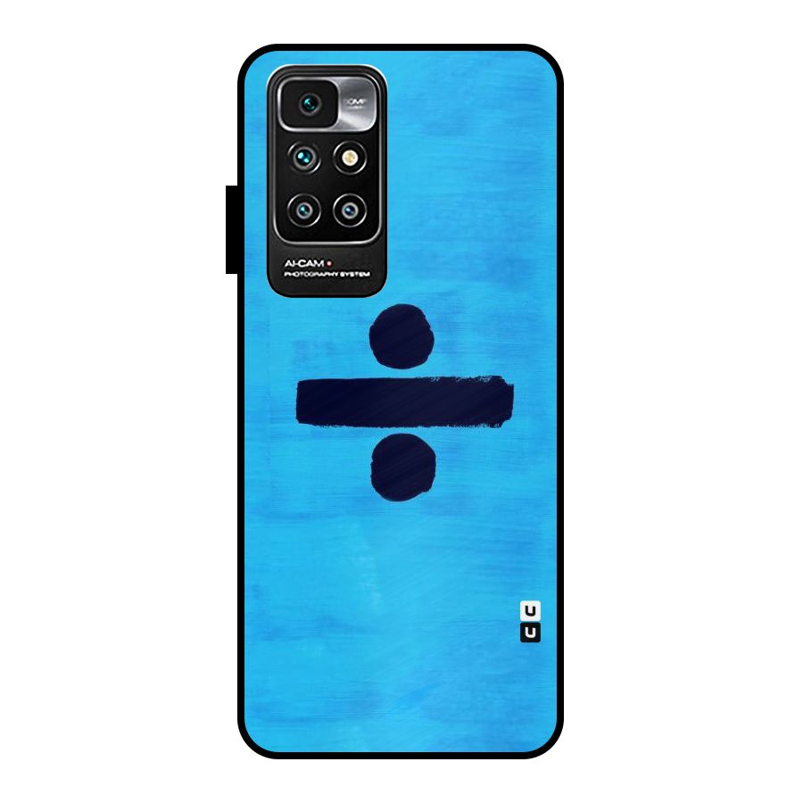 Math And Blue Metal Back Case for Redmi 10 Prime