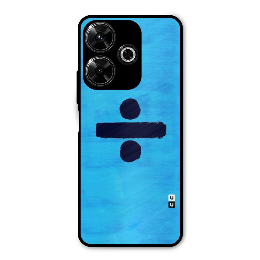 Math And Blue Metal Back Case for Redmi 13 5G