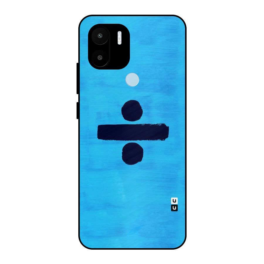 Math And Blue Metal Back Case for Redmi A2+