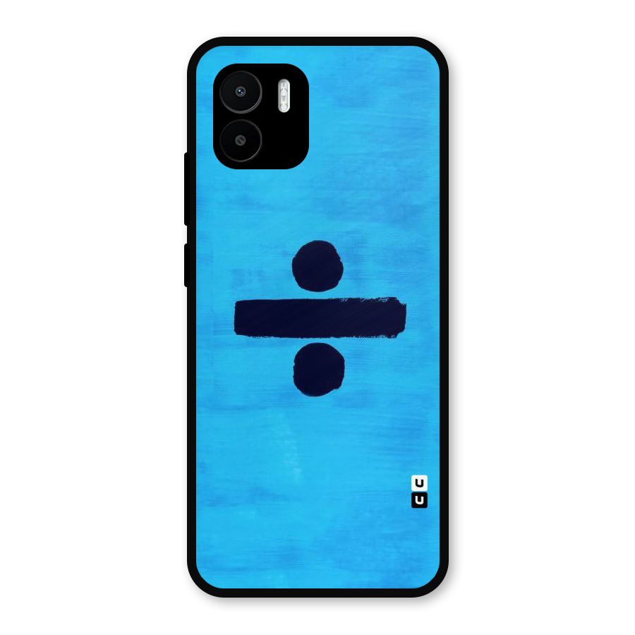 Math And Blue Metal Back Case for Redmi A2