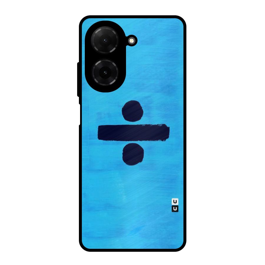 Math And Blue Metal Back Case for Redmi A5 4G