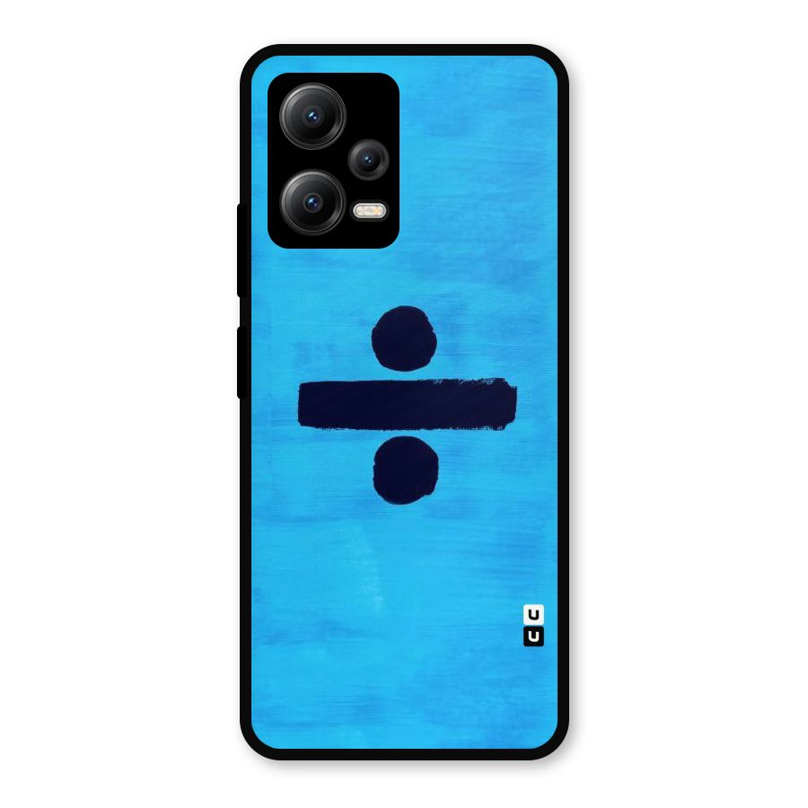 Math And Blue Metal Back Case for Redmi Note 12 5G