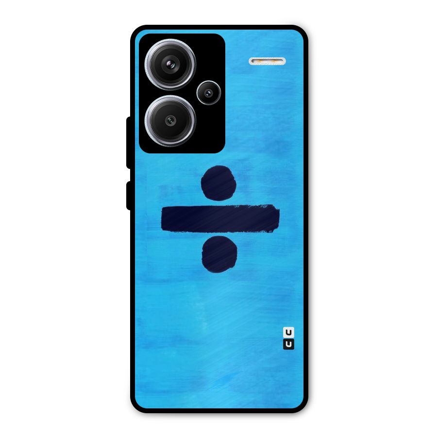 Math And Blue Metal Back Case for Redmi Note 13 Pro Plus