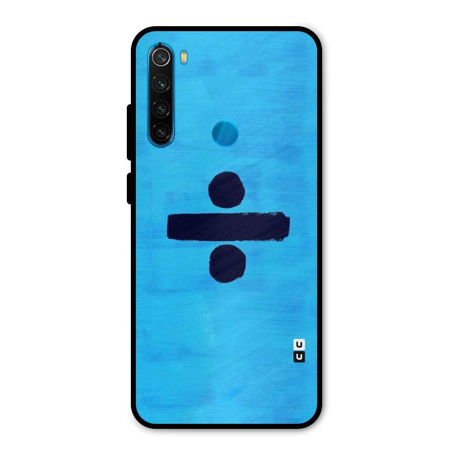 Math And Blue Metal Back Case for Redmi Note 8