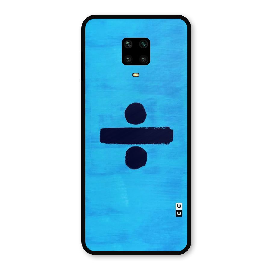 Math And Blue Metal Back Case for Redmi Note 9 Pro