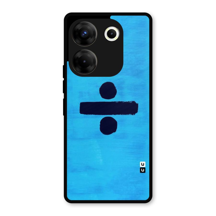 Math And Blue Metal Back Case for Tecno Camon 20 Pro