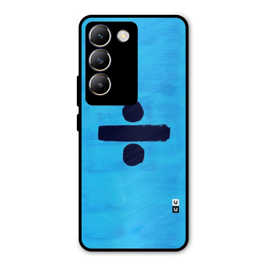 Math And Blue Metal Back Case for Vivo T3 5G