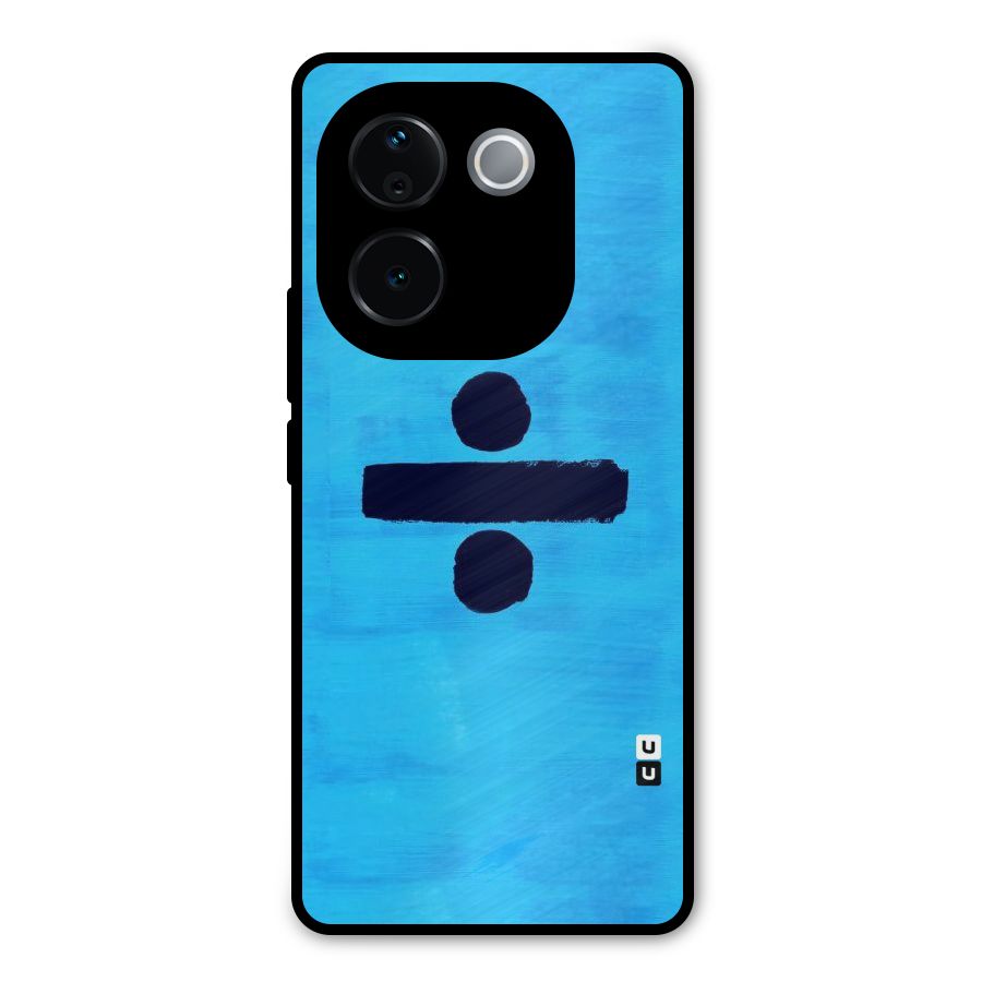 Math And Blue Metal Back Case for Vivo T3 Pro