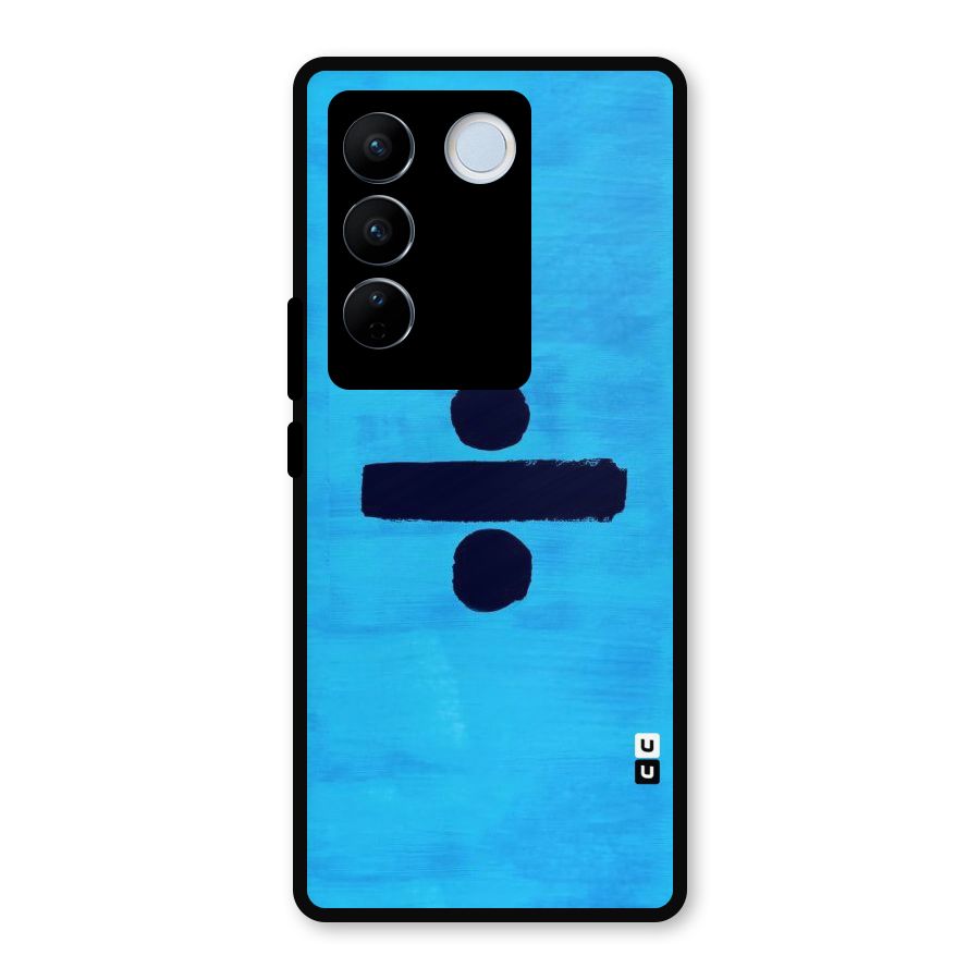 Math And Blue Metal Back Case for Vivo V27