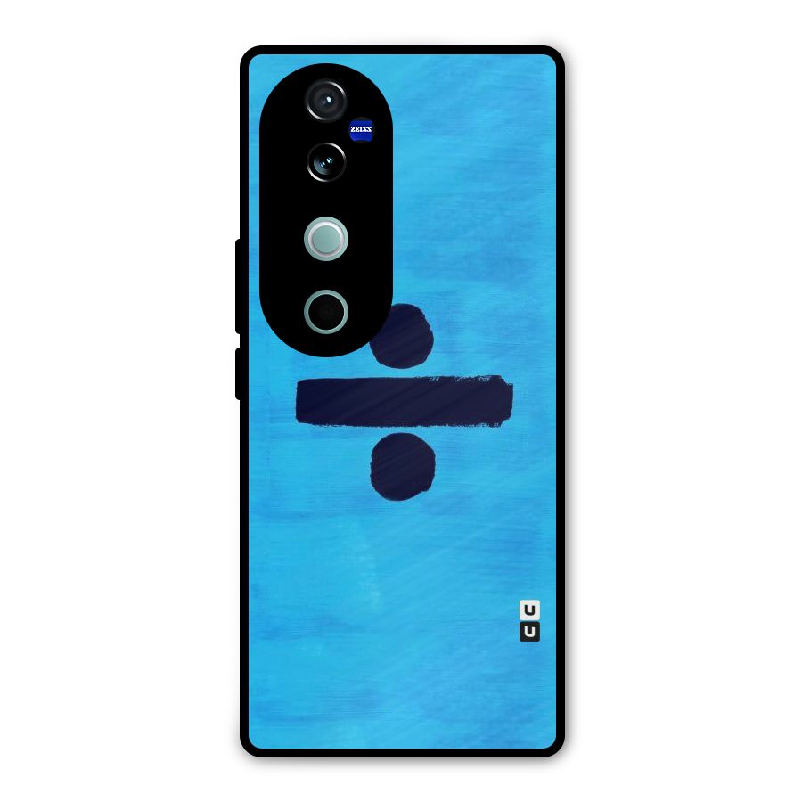 Math And Blue Metal Back Case for Vivo V40