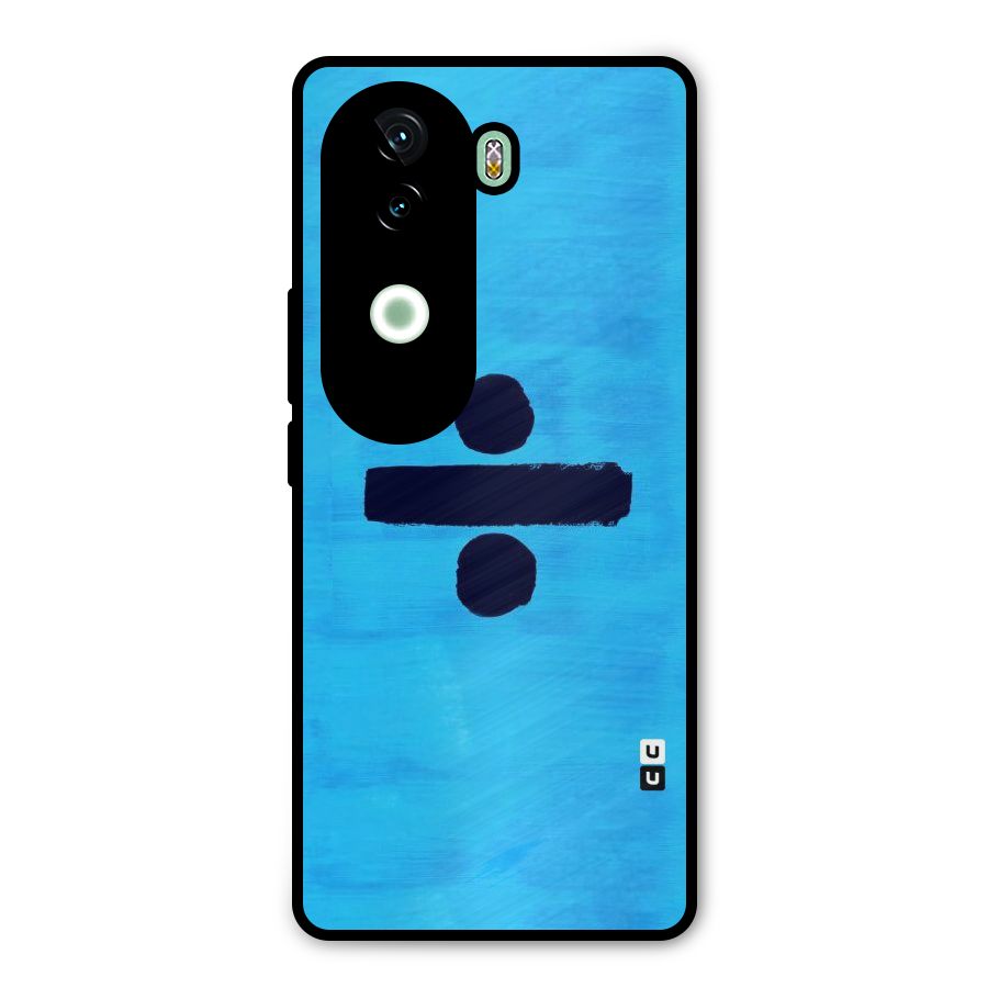 Math And Blue Metal Back Case for Vivo V40e