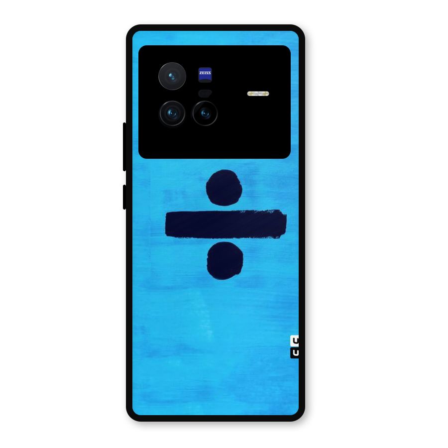 Math And Blue Metal Back Case for Vivo X80