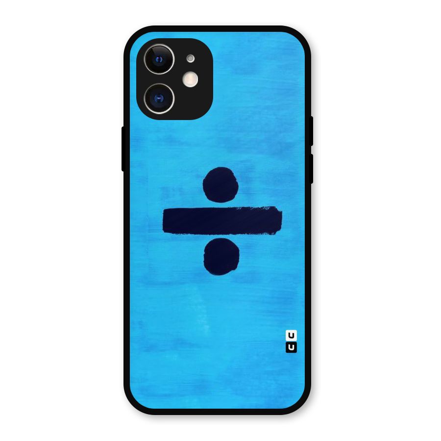 Math And Blue Metal Back Case for iPhone 12