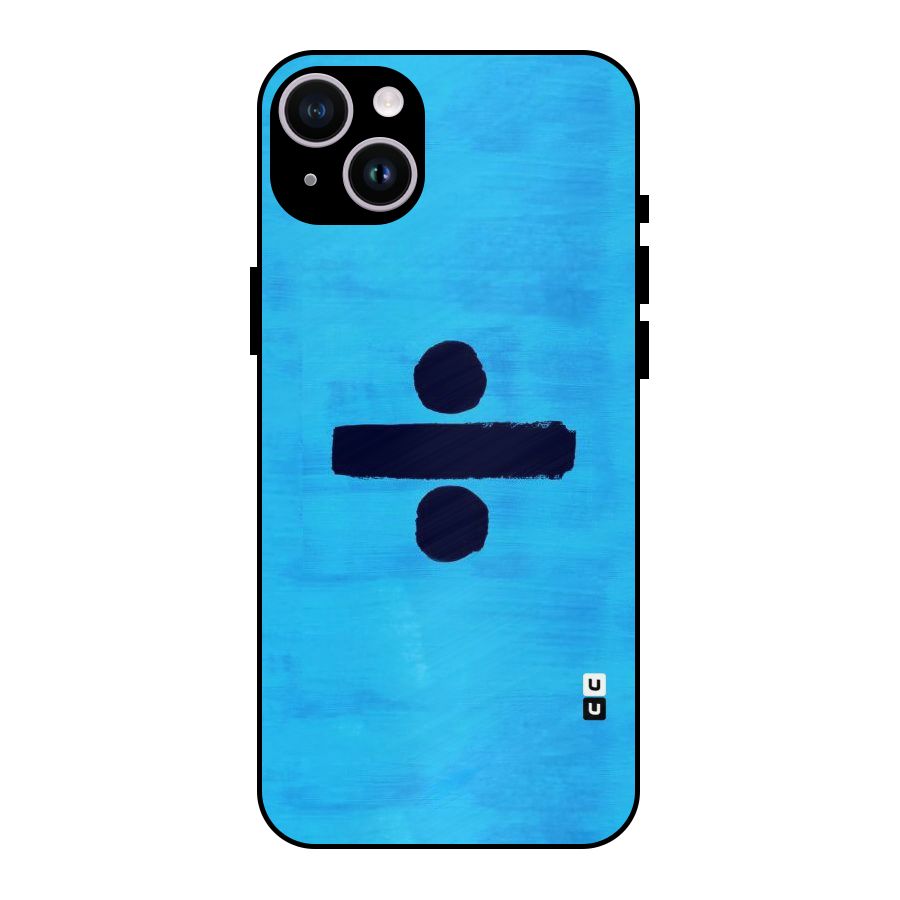 Math And Blue Metal Back Case for iPhone 14 Plus