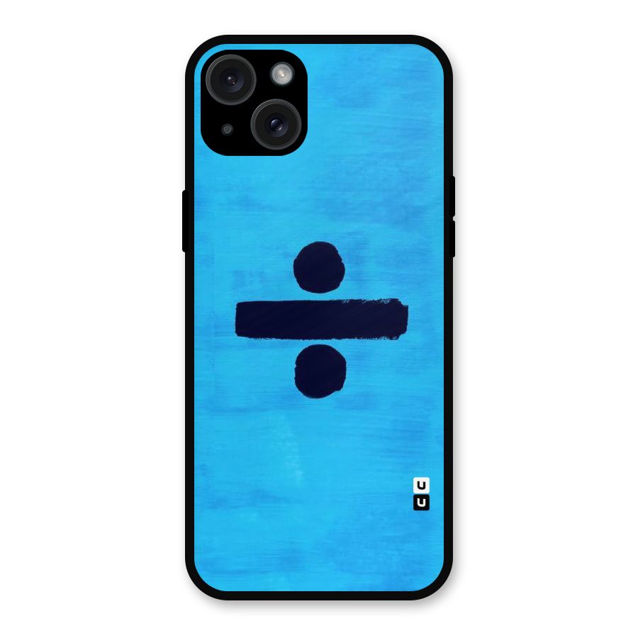 Math And Blue Metal Back Case for iPhone 15 Plus