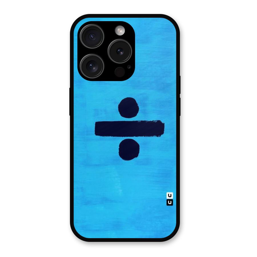 Math And Blue Metal Back Case for iPhone 15 Pro