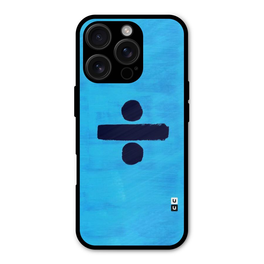 Math And Blue Metal Back Case for iPhone 16 Pro