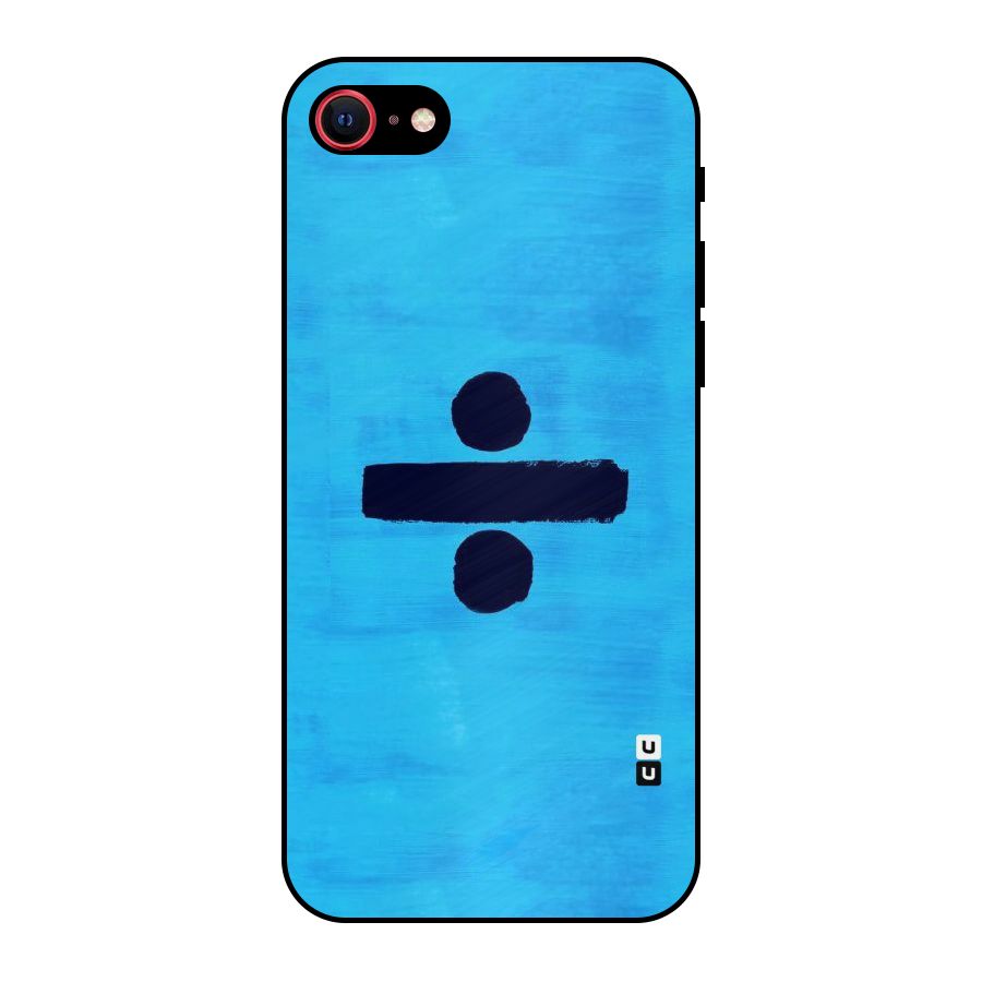 Math And Blue Metal Back Case for iPhone 7