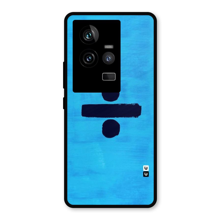 Math And Blue Metal Back Case for iQOO 11 5G
