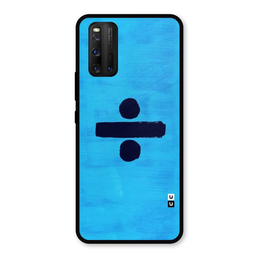 Math And Blue Metal Back Case for iQOO 3