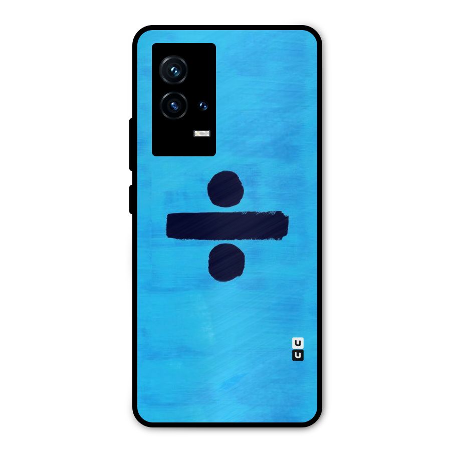Math And Blue Metal Back Case for iQOO 9 5G