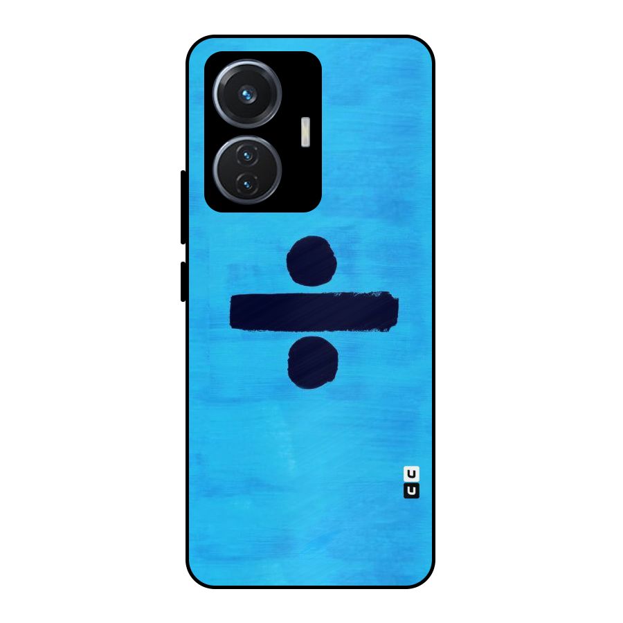 Math And Blue Metal Back Case for iQOO Z6 44W