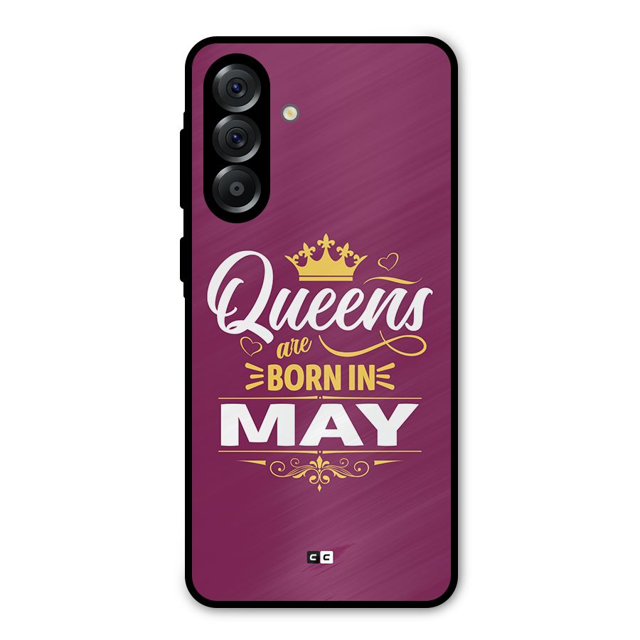 May Born Queens Metal Back Case for Galaxy A56