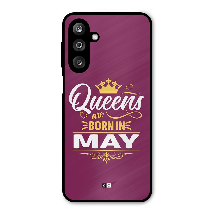 May Born Queens Metal Back Case for Galaxy M36