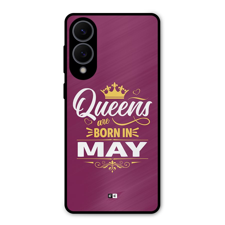 May Born Queens Metal Back Case for Galaxy S25 Edge