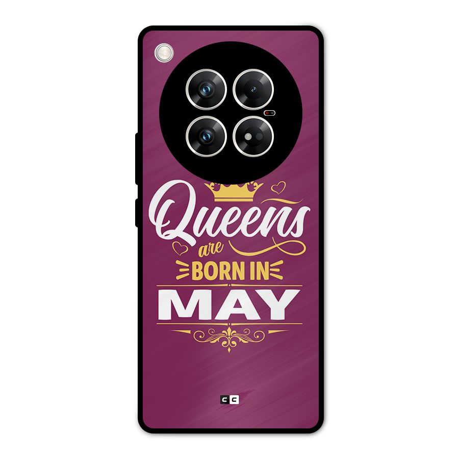 May Born Queens Metal Back Case for Infinix Zero 40 5G