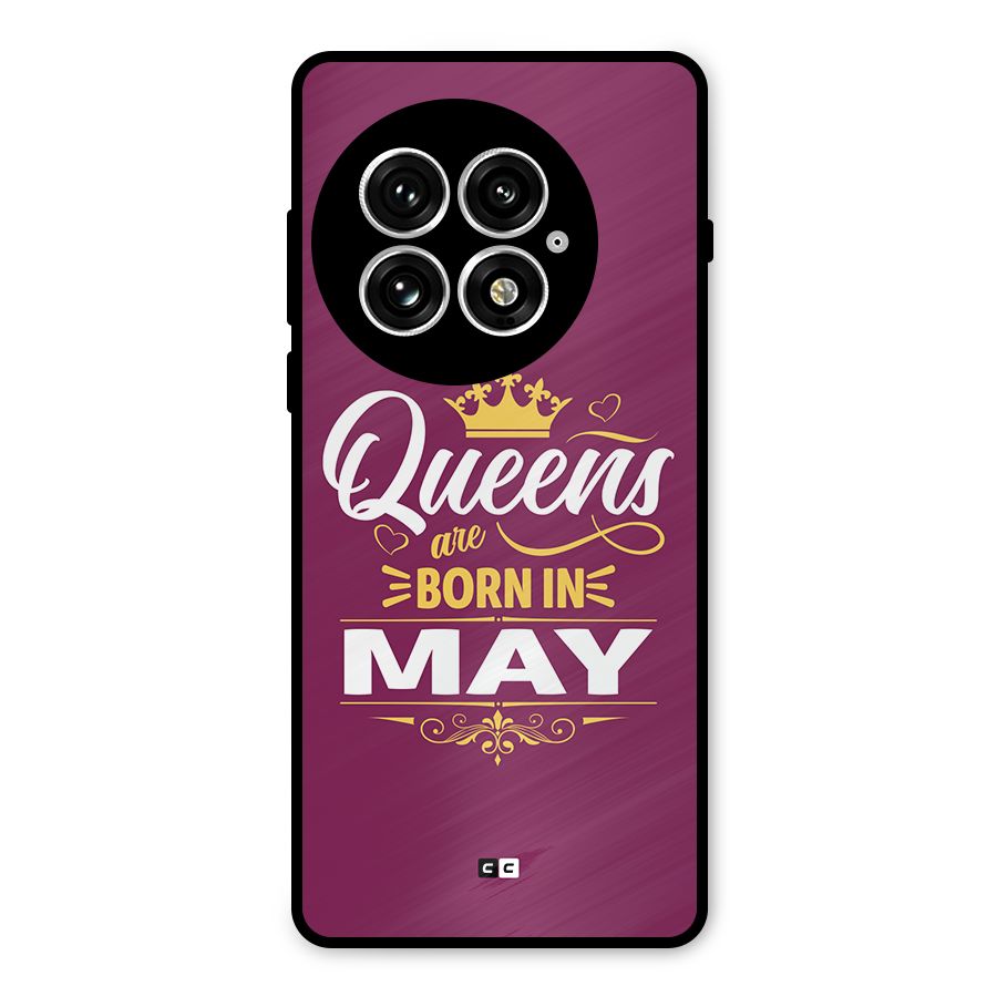 May Born Queens Metal Back Case for OnePlus 13