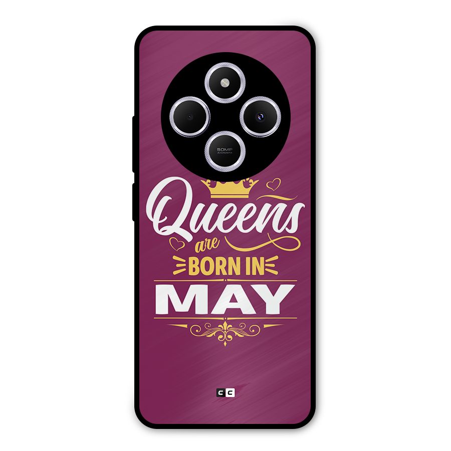 May Born Queens Metal Back Case for Poco M7