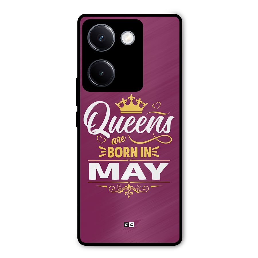 May Born Queens Metal Back Case for Vivo Y300 Plus