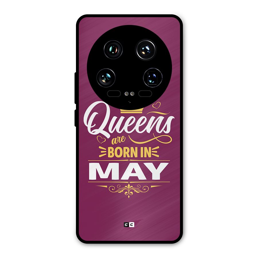 May Born Queens Metal Back Case for Xiaomi 14 Ultra