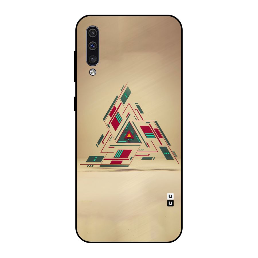 Maze Triangle Metal Back Case for Galaxy A30s