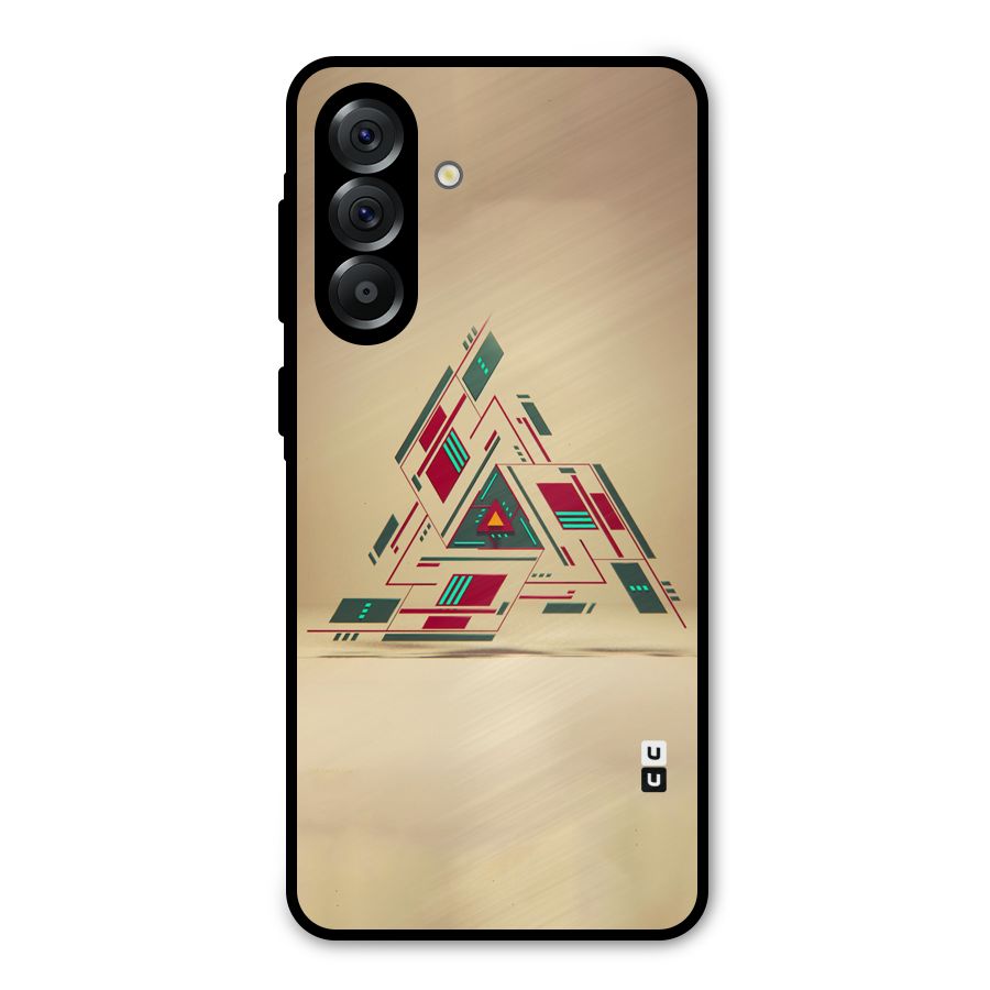 Maze Triangle Metal Back Case for Galaxy A36