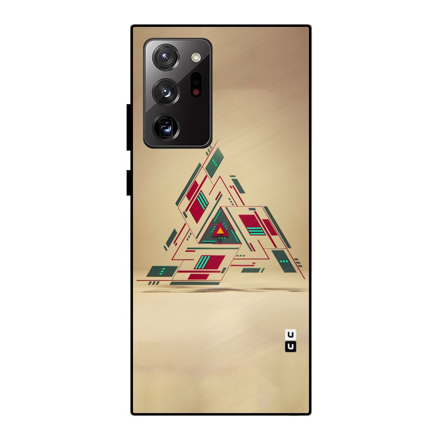 Maze Triangle Metal Back Case for Galaxy Note 20 Ultra