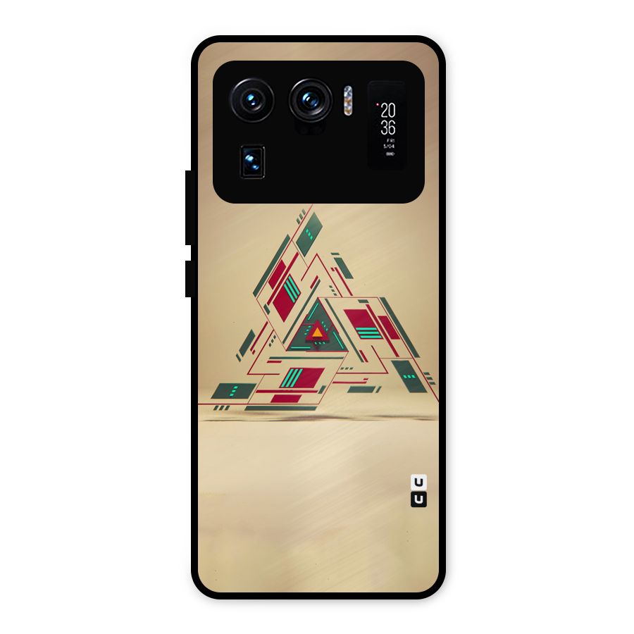 Maze Triangle Metal Back Case for Mi 11 Ultra
