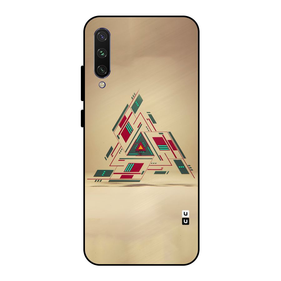 Maze Triangle Metal Back Case for Mi A3