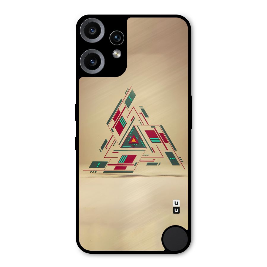 Maze Triangle Metal Back Case for Nothing CMF Phone 2 Pro