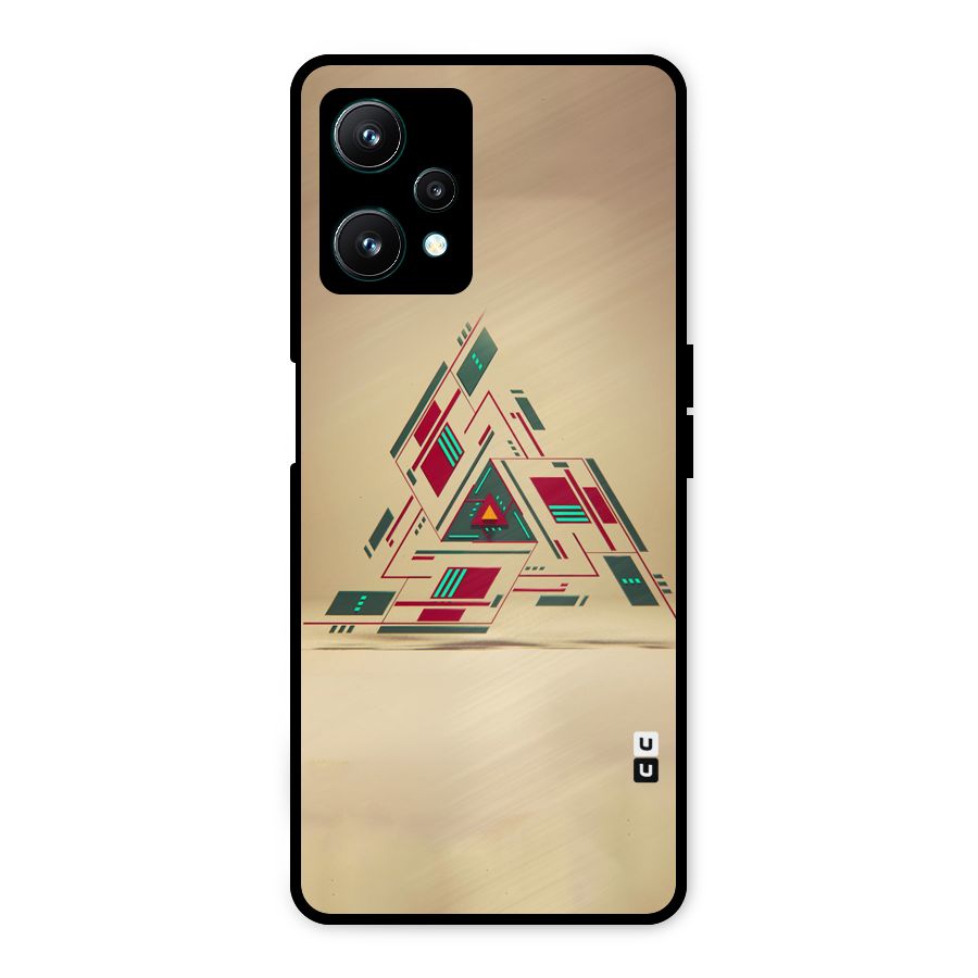 Maze Triangle Metal Back Case for Realme 9 Pro 5G