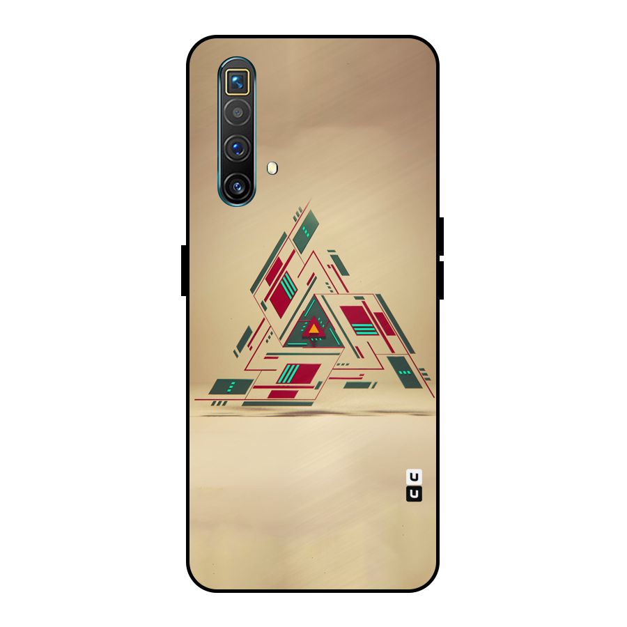 Maze Triangle Metal Back Case for Realme X3