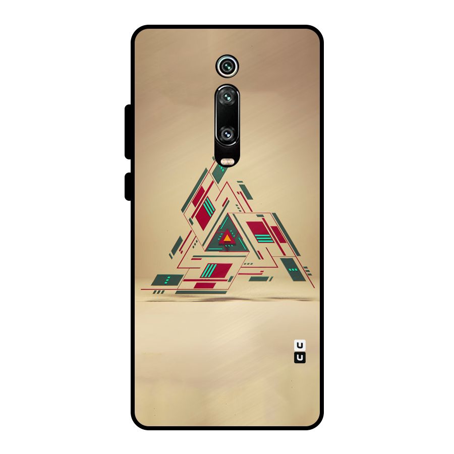 Maze Triangle Metal Back Case for Redmi K20
