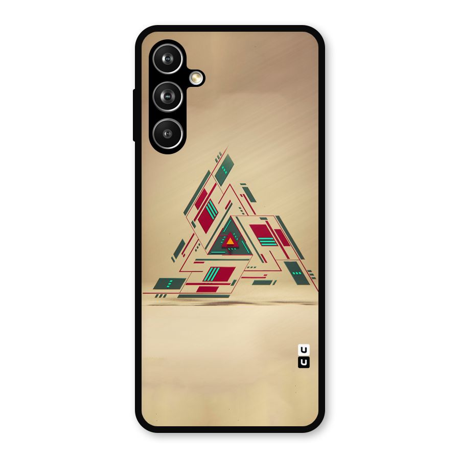 Maze Triangle Metal Back Case for Samsung Galaxy M54