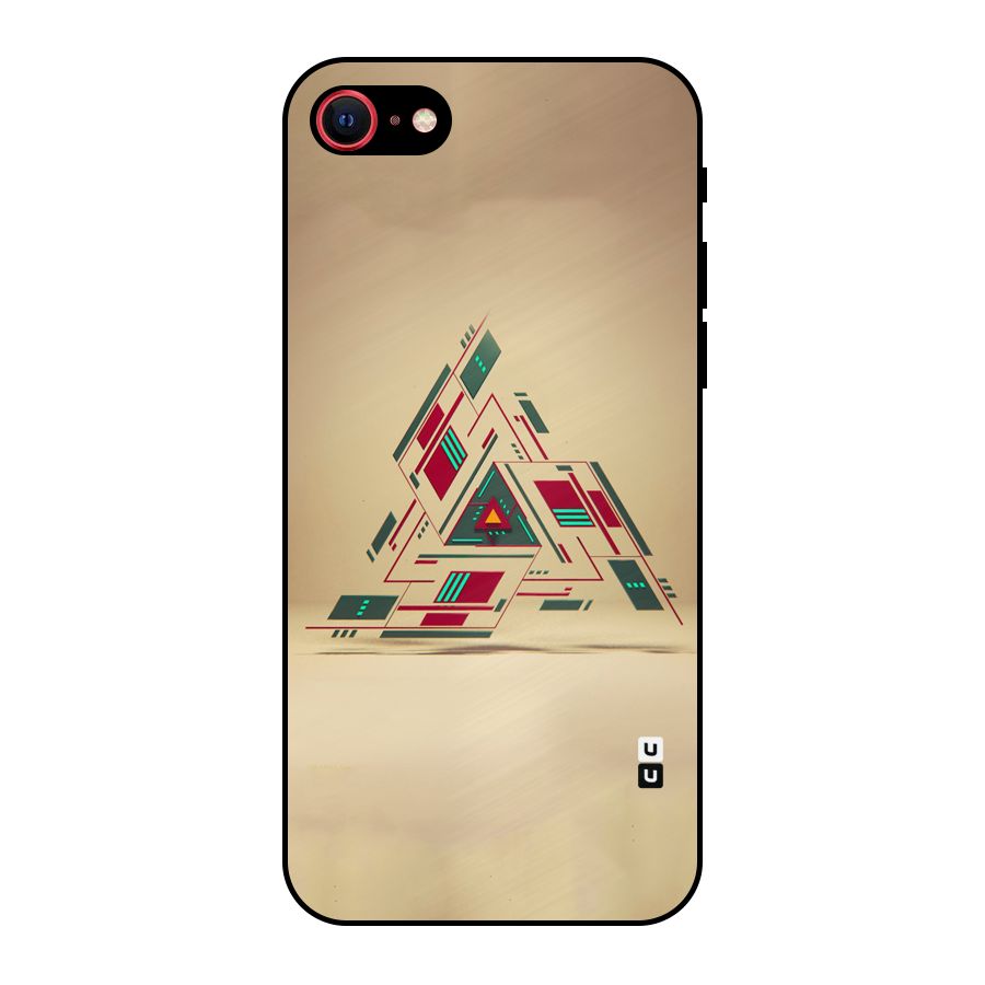 Maze Triangle Metal Back Case for iPhone 7