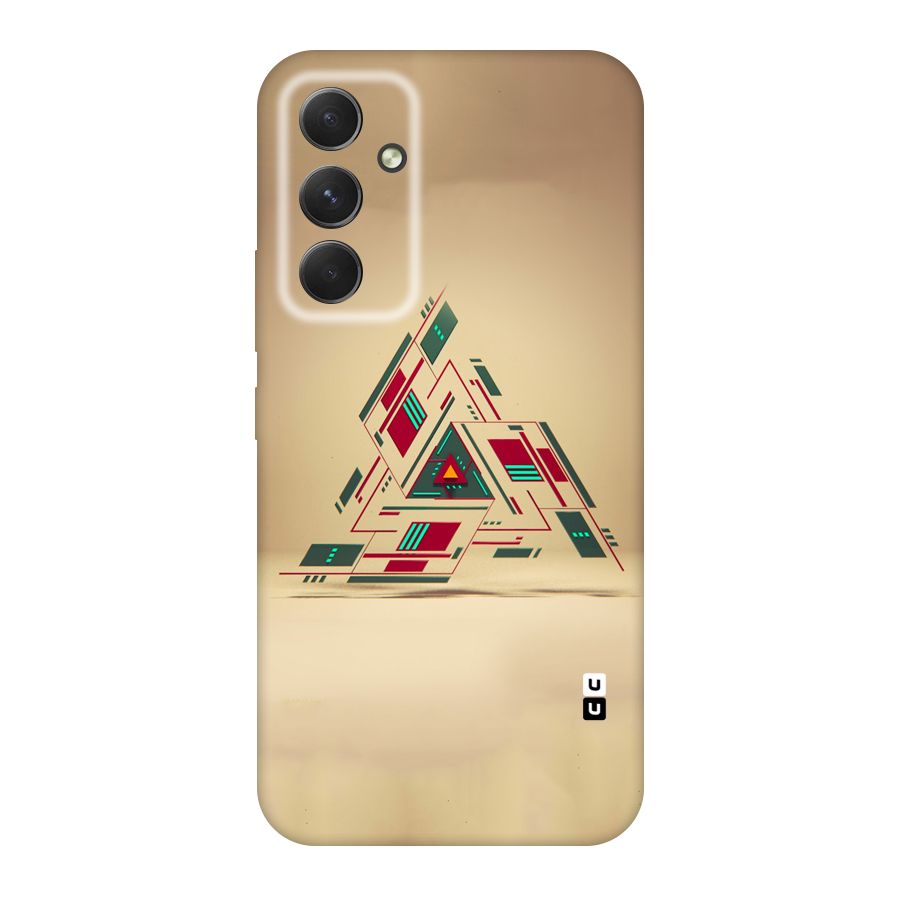 Maze Triangle Original Polycarbonate Back Case for Galaxy A54