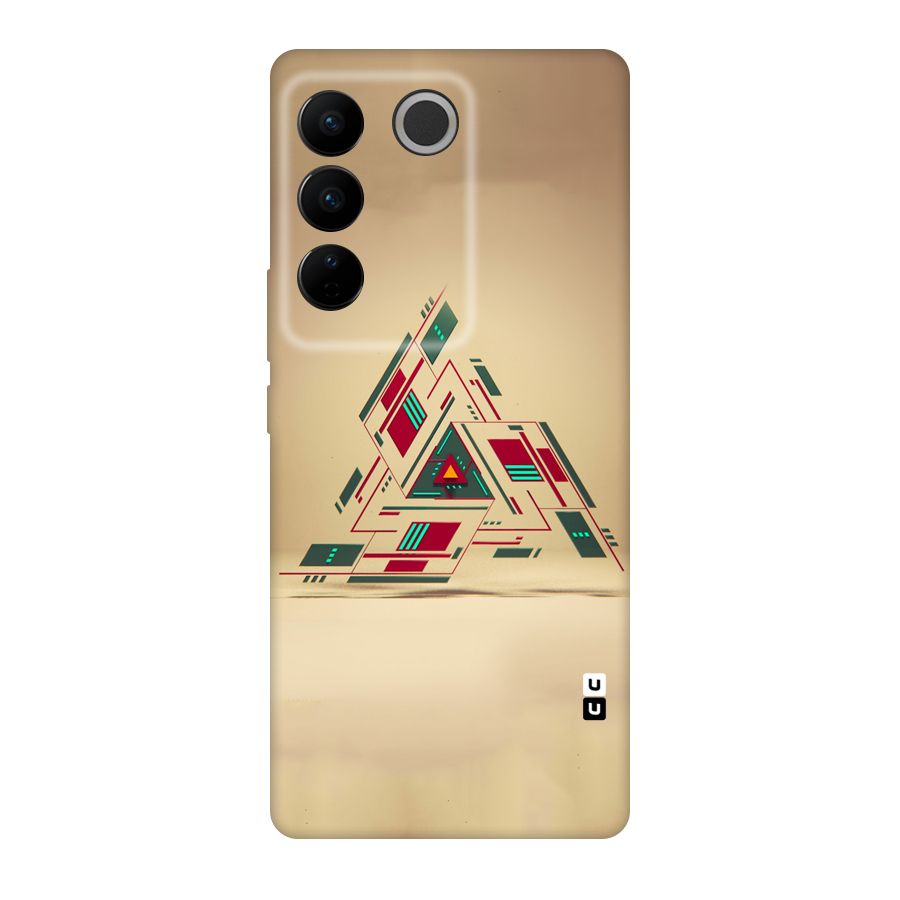 Maze Triangle Original Polycarbonate Back Case for Vivo V27