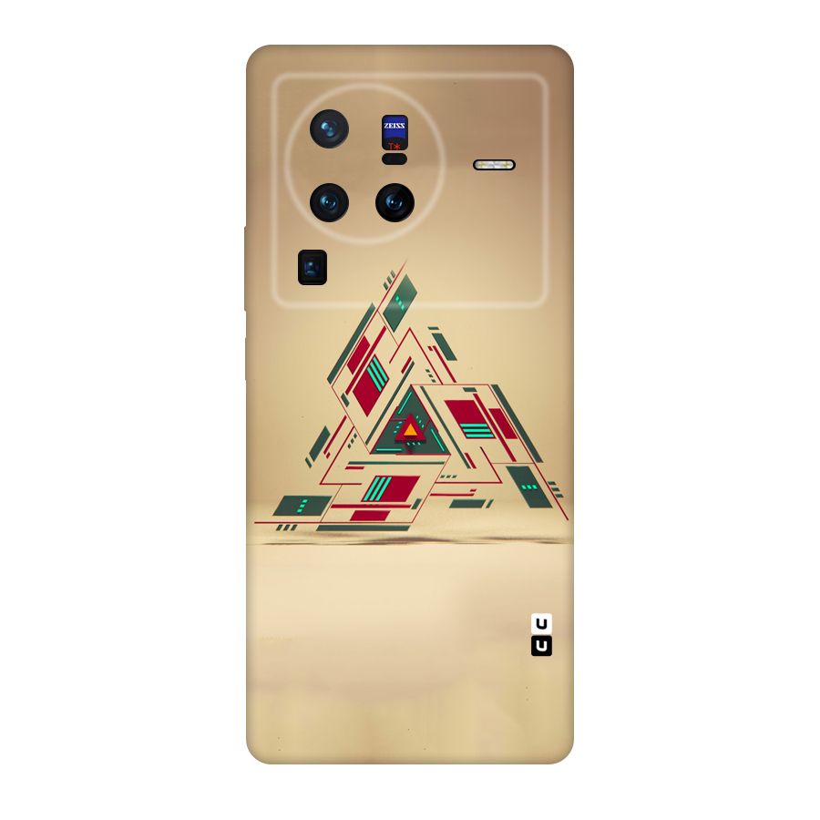 Maze Triangle Original Polycarbonate Back Case for Vivo X80