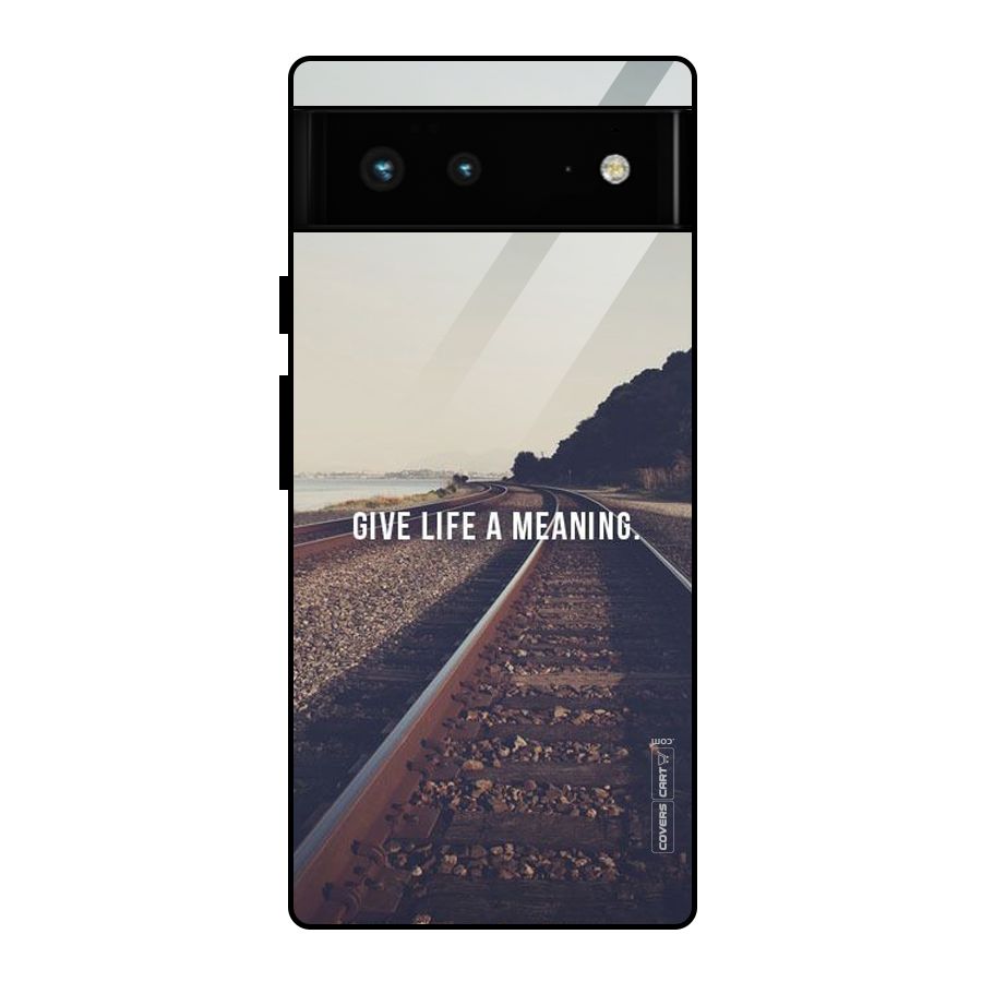 Meaning To Life Glass Back Case for Google Pixel 6